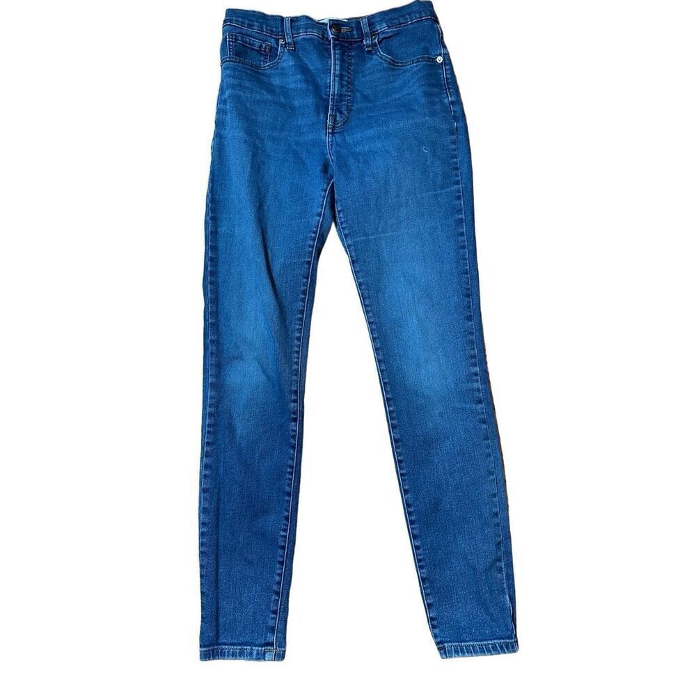 Everlane High Rise Clean Front Skinny Jean Sz 29 regular vintage blue wash - Picture 2 of 10
